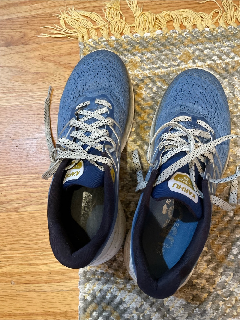 Men's Karhu size 10 Fusion Ortix Blue Running Shoes
